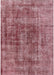 Mid-Century Modern Light Coral Pink Oriental Rug, urb2196