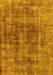 Oriental Yellow Industrial Rug, urb2196yw