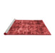 Industrial Red Washable Rugs