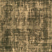 Square Oriental Brown Industrial Rug, urb2197brn