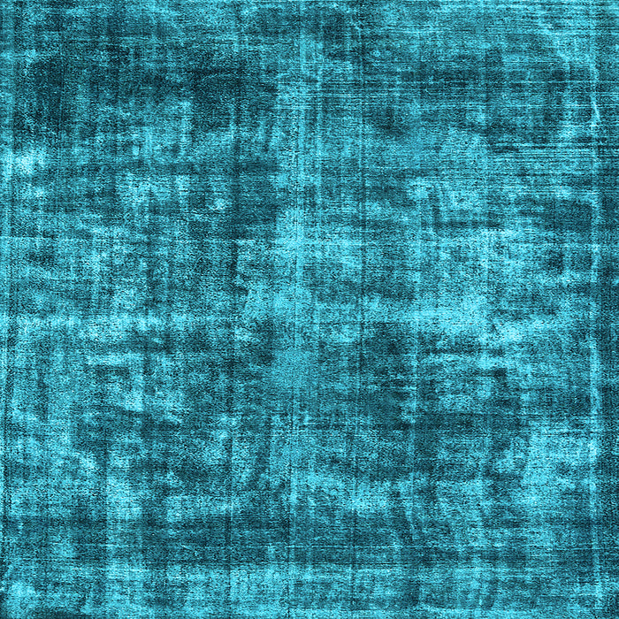 Square Oriental Light Blue Industrial Rug, urb2197lblu