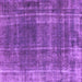 Square Oriental Purple Industrial Rug, urb2198pur