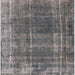 Square Machine Washable Industrial Modern Gray Rug, wshurb2198