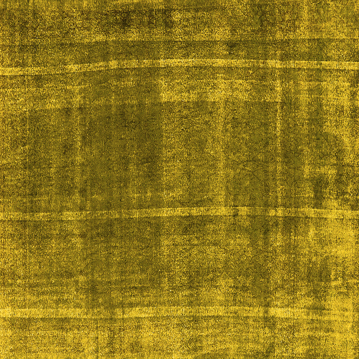 Square Oriental Yellow Industrial Rug, urb2198yw