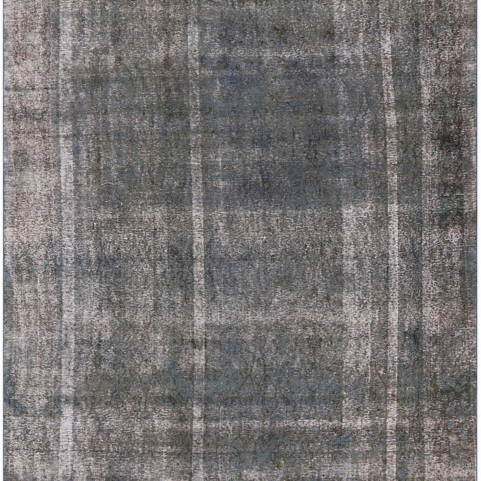 Mid-Century Modern Gray Oriental Rug, urb2198