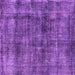 Square Oriental Purple Industrial Rug, urb2199pur