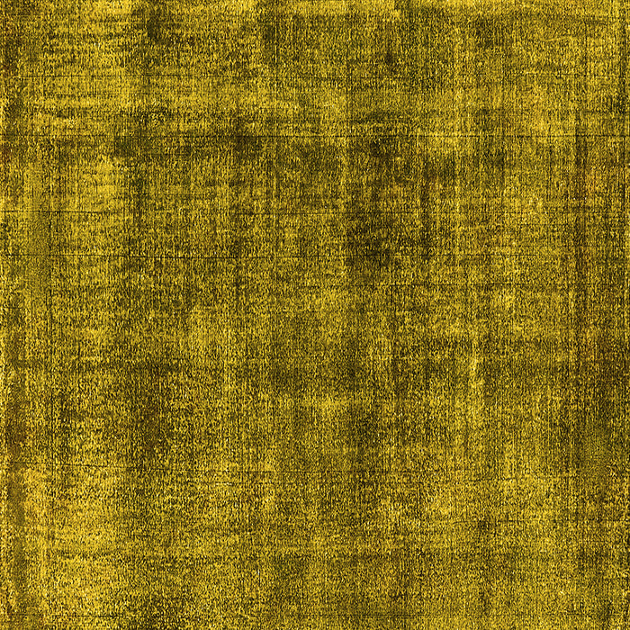 Square Oriental Yellow Industrial Rug, urb2199yw
