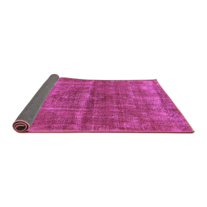 Sideview of Oriental Purple Industrial Rug, urb2200pur