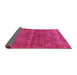 Sideview of Oriental Pink Industrial Rug, urb2200pnk