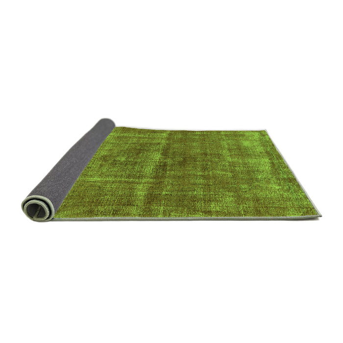 Sideview of Oriental Green Industrial Rug, urb2200grn