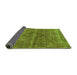 Sideview of Oriental Green Industrial Rug, urb2200grn