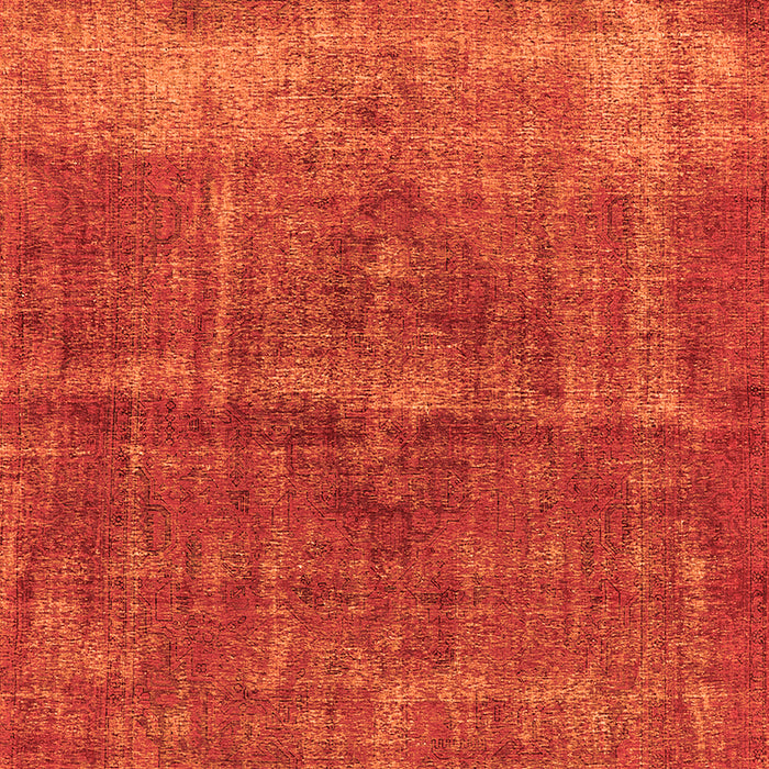 Machine Washable Oriental Orange Industrial Area Rugs, wshurb2200org