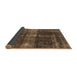 Sideview of Oriental Brown Industrial Rug, urb2201brn