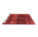 Industrial Red Washable Rugs