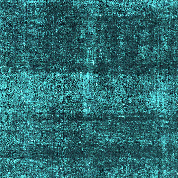 Machine Washable Oriental Turquoise Industrial Area Rugs, wshurb2201turq