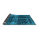 Sideview of Oriental Light Blue Industrial Rug, urb2201lblu