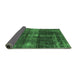 Sideview of Oriental Emerald Green Industrial Rug, urb2201emgrn