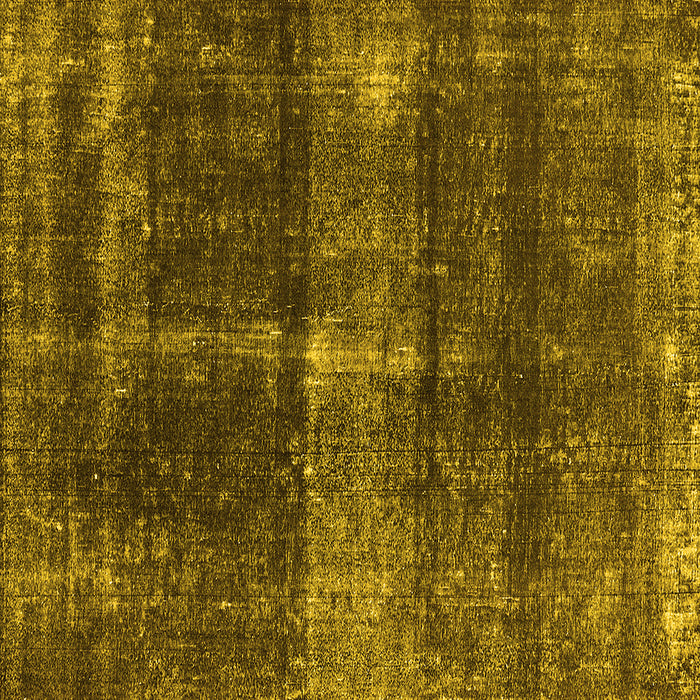 Square Oriental Yellow Industrial Rug, urb2201yw