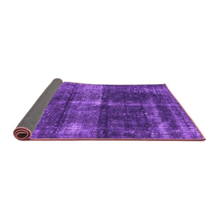 Sideview of Oriental Purple Industrial Rug, urb2201pur