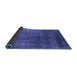 Sideview of Oriental Blue Industrial Rug, urb2202blu