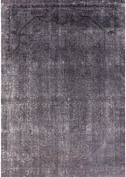 Machine Washable Industrial Modern Plum Purple Rug, wshurb2202