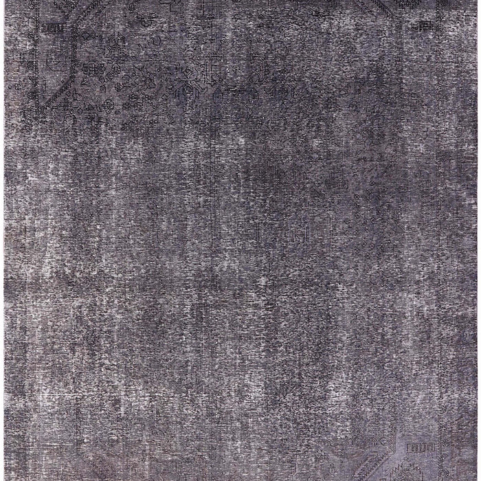 Machine Washable Industrial Modern Plum Purple Rug, wshurb2202