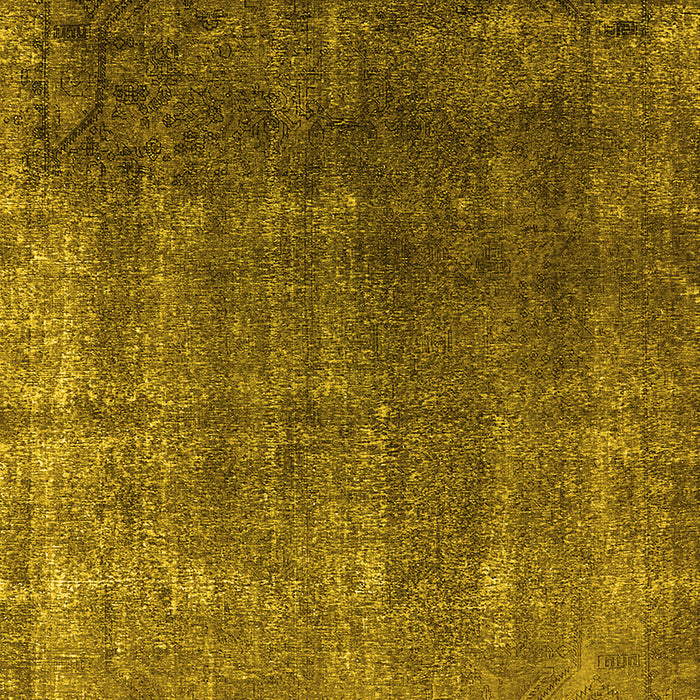 Oriental Yellow Industrial Rug, urb2202yw
