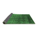 Sideview of Oriental Emerald Green Industrial Rug, urb2202emgrn