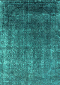 Oriental Turquoise Industrial Rug, urb2202turq