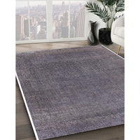 Mid-Century Modern Carbon Gray Oriental Rug, urb2203