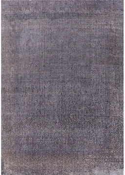 Mid-Century Modern Carbon Gray Oriental Rug, urb2203