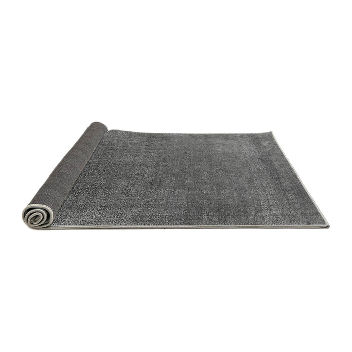 Sideview of Oriental Gray Industrial Rug, urb2203gry