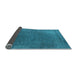 Sideview of Oriental Light Blue Industrial Rug, urb2203lblu