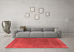 Industrial Red Washable Rugs