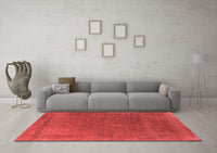 Machine Washable Oriental Red Industrial Rug, wshurb2203red