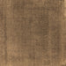 Square Oriental Brown Industrial Rug, urb2203brn