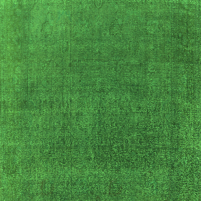 Machine Washable Oriental Green Industrial Area Rugs, wshurb2203grn