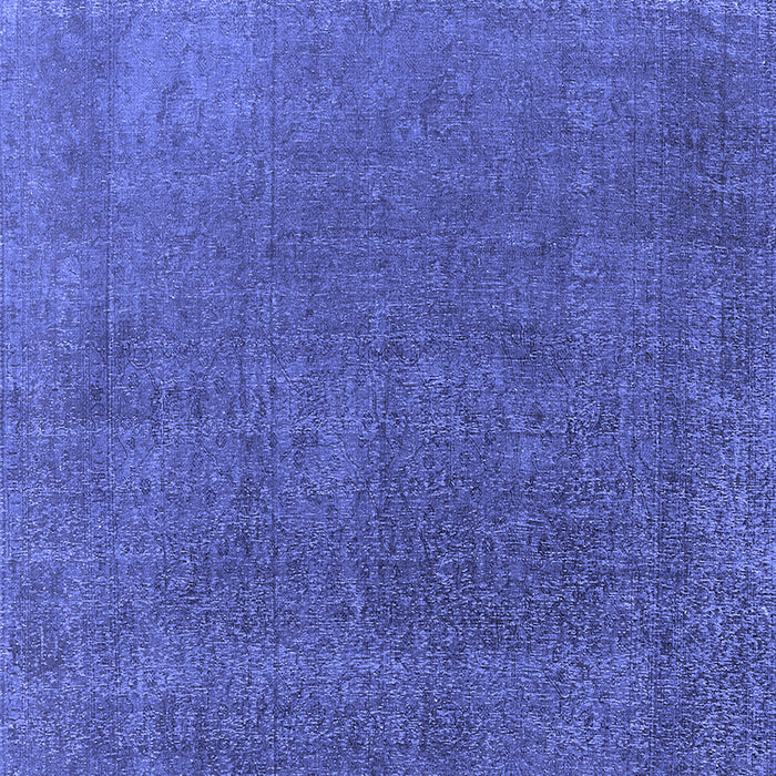 Machine Washable Oriental Blue Industrial Rug, wshurb2203blu
