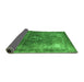 Sideview of Oriental Green Industrial Rug, urb2204grn