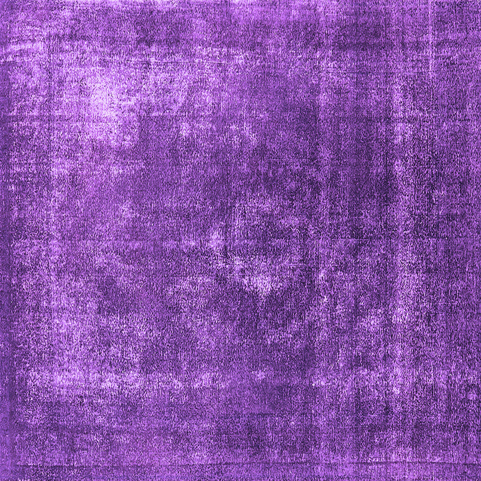 Square Machine Washable Oriental Purple Industrial Area Rugs, wshurb2204pur