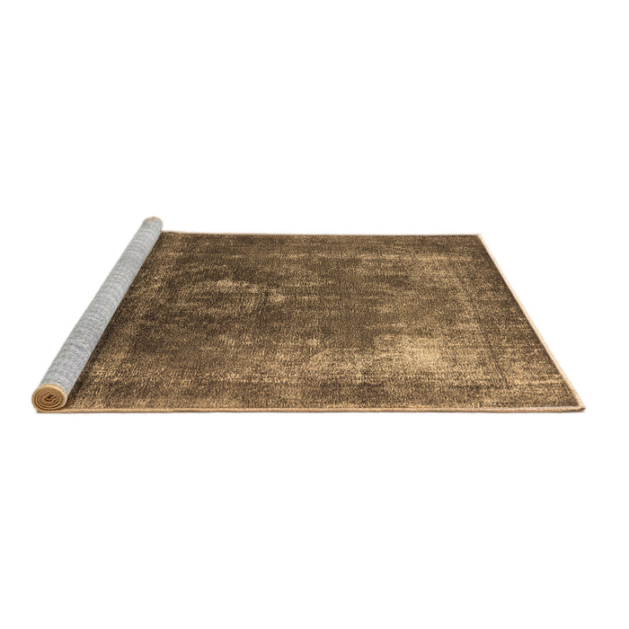 Sideview of Machine Washable Oriental Brown Industrial Rug, wshurb2204brn
