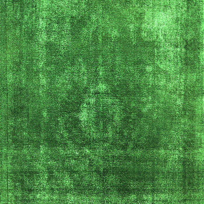 Machine Washable Oriental Green Industrial Area Rugs, wshurb2204grn