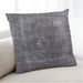 Lifestyle Image of Mid-Century Modern Urban Square Gunmetal Gray Throw Pillow, 18 inch by 18 inch, pwurb2204