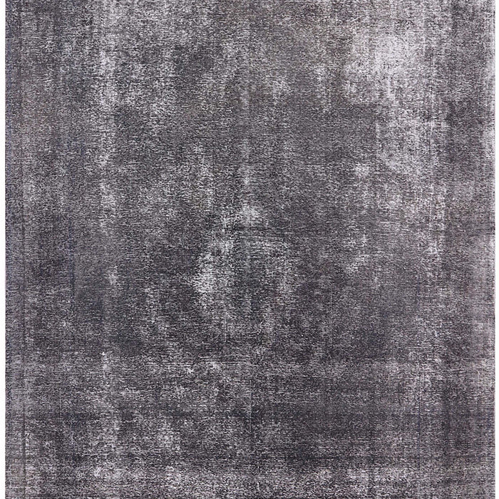 Mid-Century Modern Gunmetal Gray Oriental Rug, urb2204