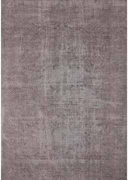 Machine Washable Industrial Modern Puce Purple Rug, wshurb2205