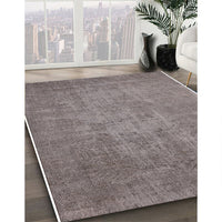 Mid-Century Modern Puce Purple Oriental Rug, urb2205