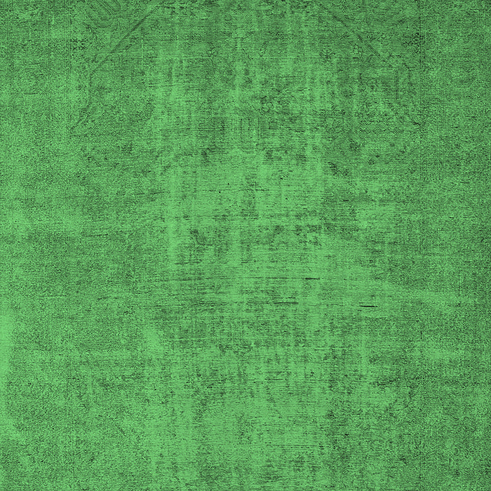 Oriental Emerald Green Industrial Rug, urb2205emgrn