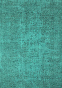 Oriental Turquoise Industrial Rug, urb2205turq