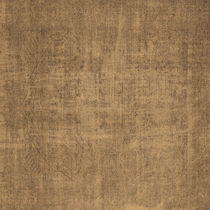 Square Oriental Brown Industrial Rug, urb2205brn