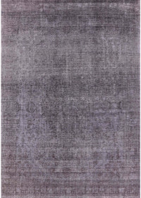 Machine Washable Industrial Modern Carbon Gray Rug, wshurb2206